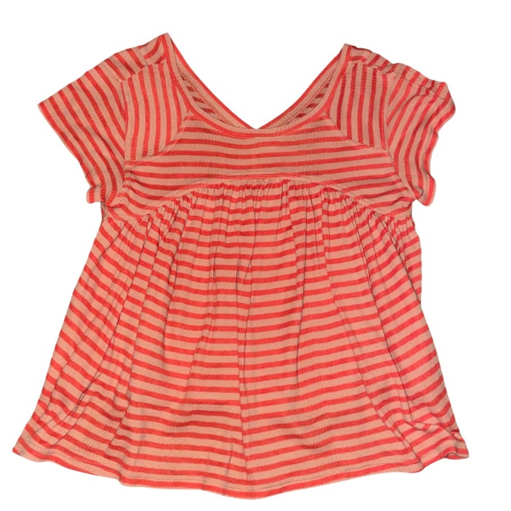 Free People flowy striped shirt
